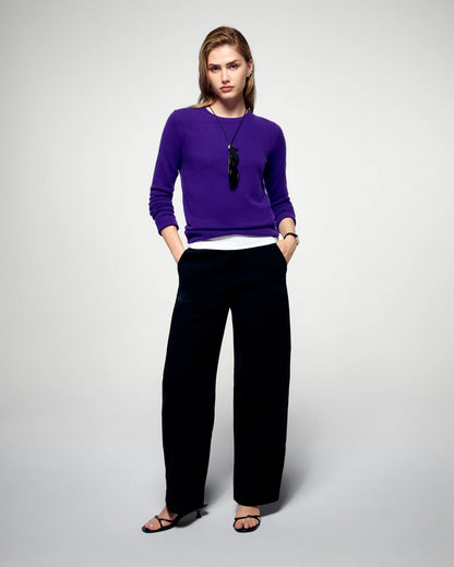 Sweater Colrond Velvet Purple