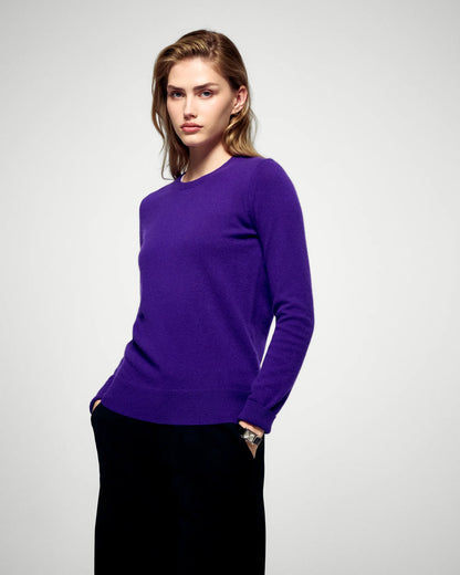 Sweater Colrond Velvet Purple
