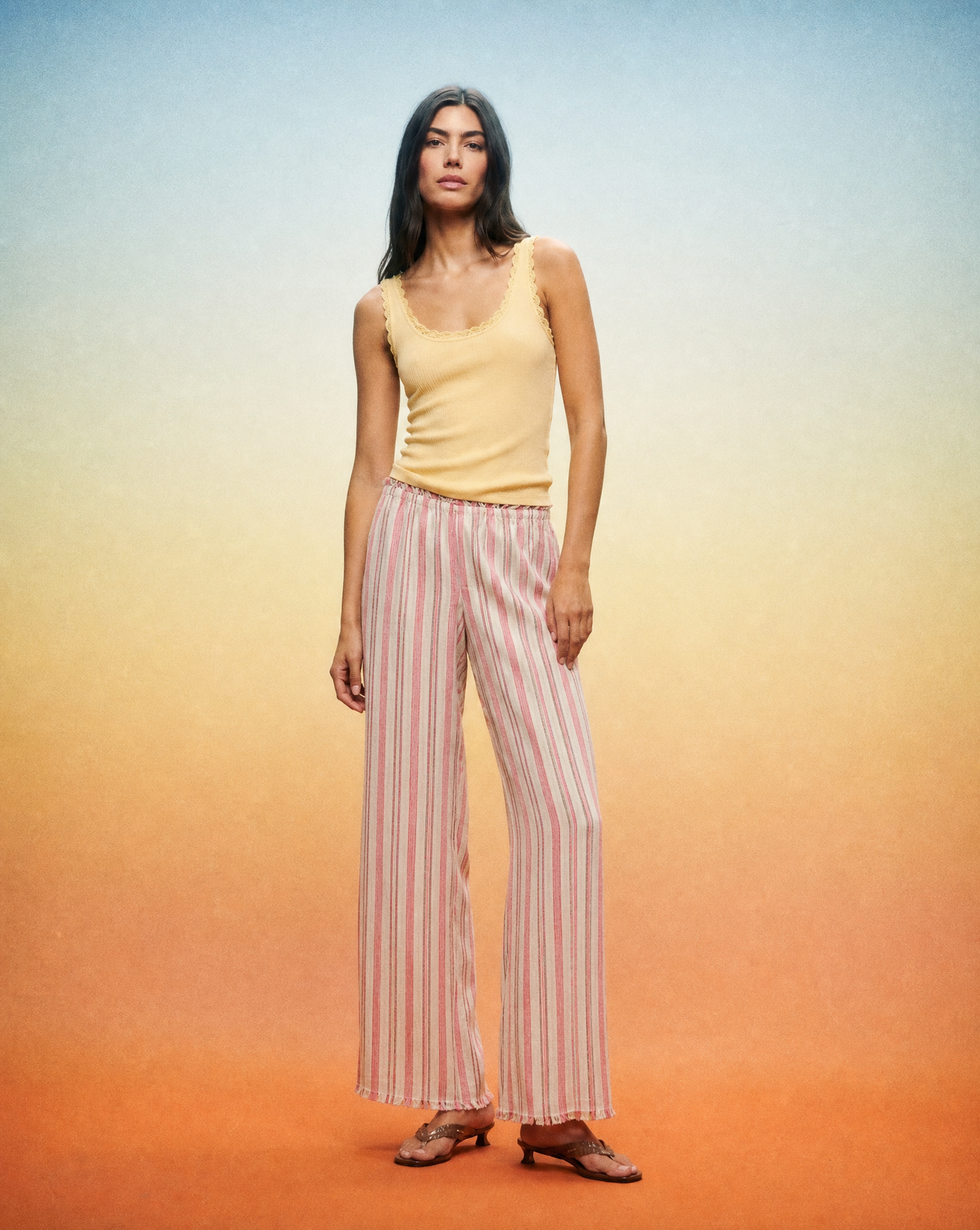 Pants Joseph Pink Stripe