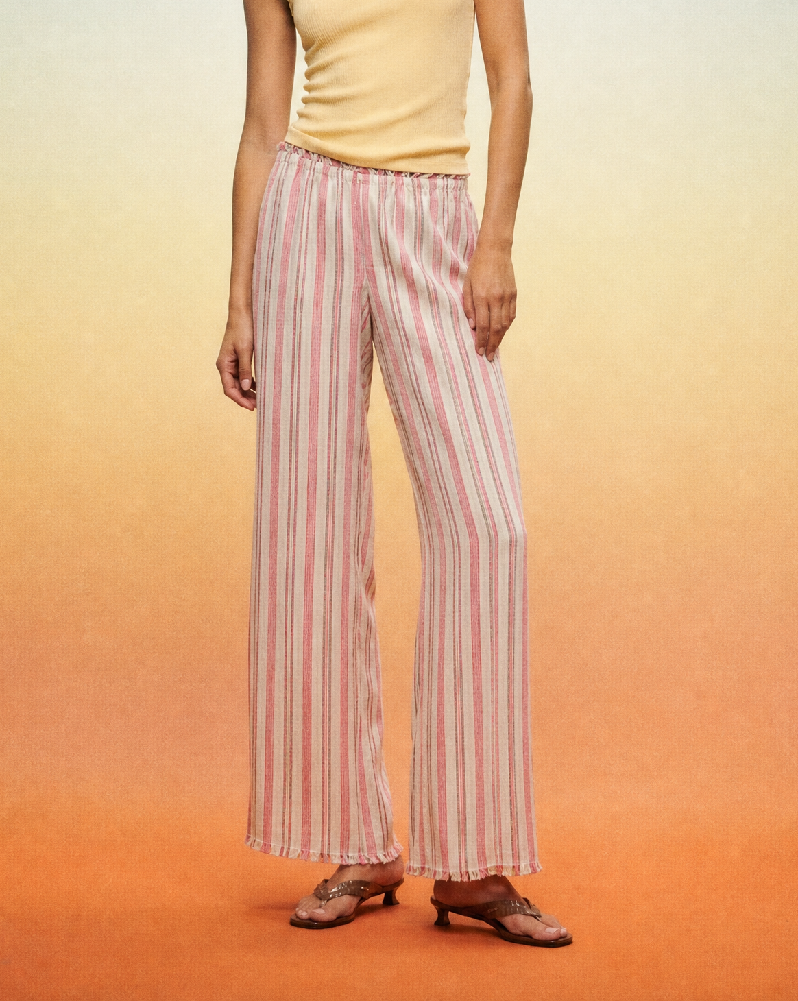 Pants Joseph Pink Stripe