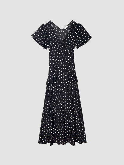 Dress Evie Bohemia Dot Navy