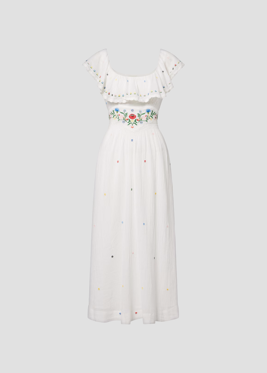 Dress Ebony Petunia Ivory