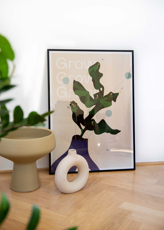 Poster Grow by Sandra Brecka