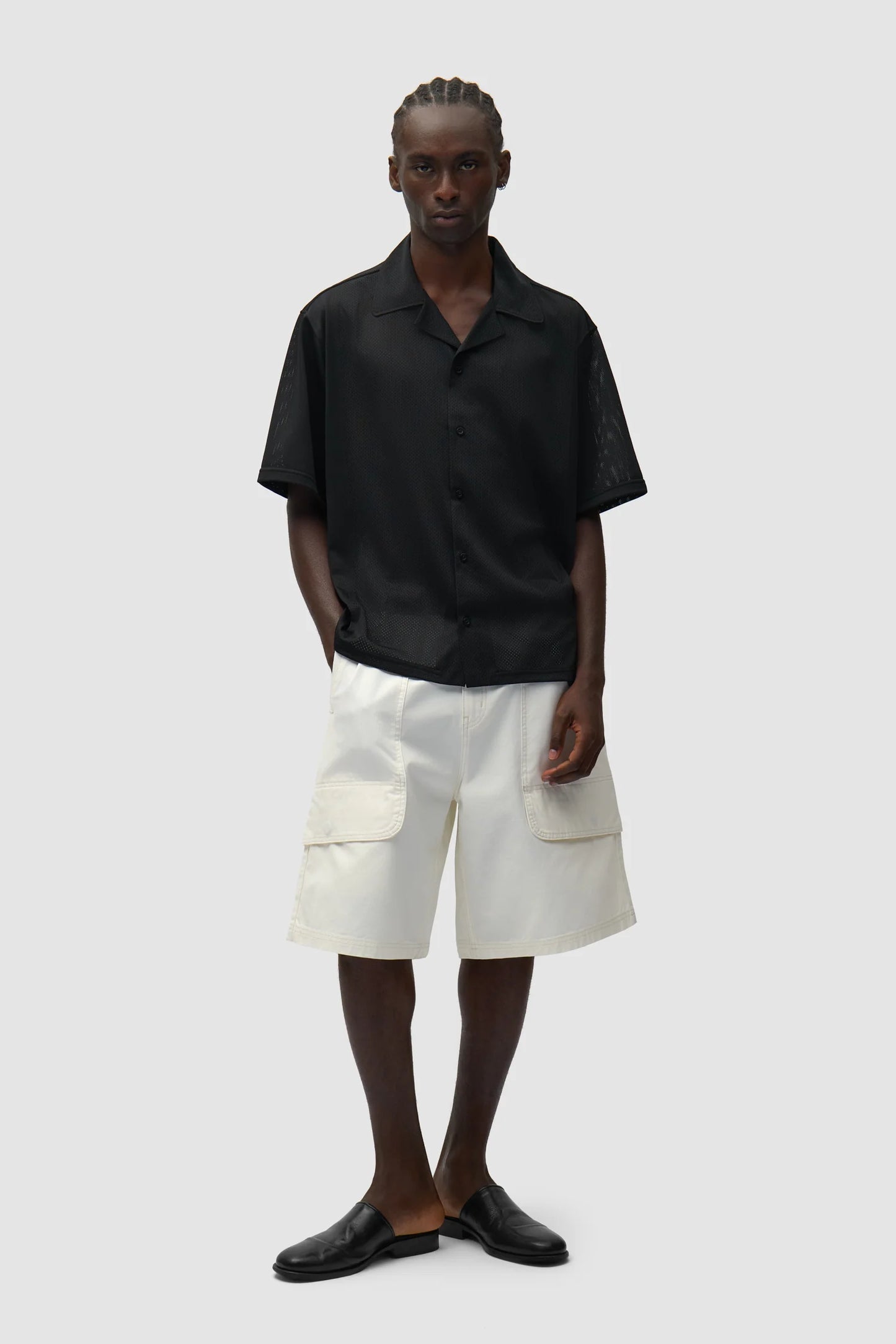 Shirt Mesh Black