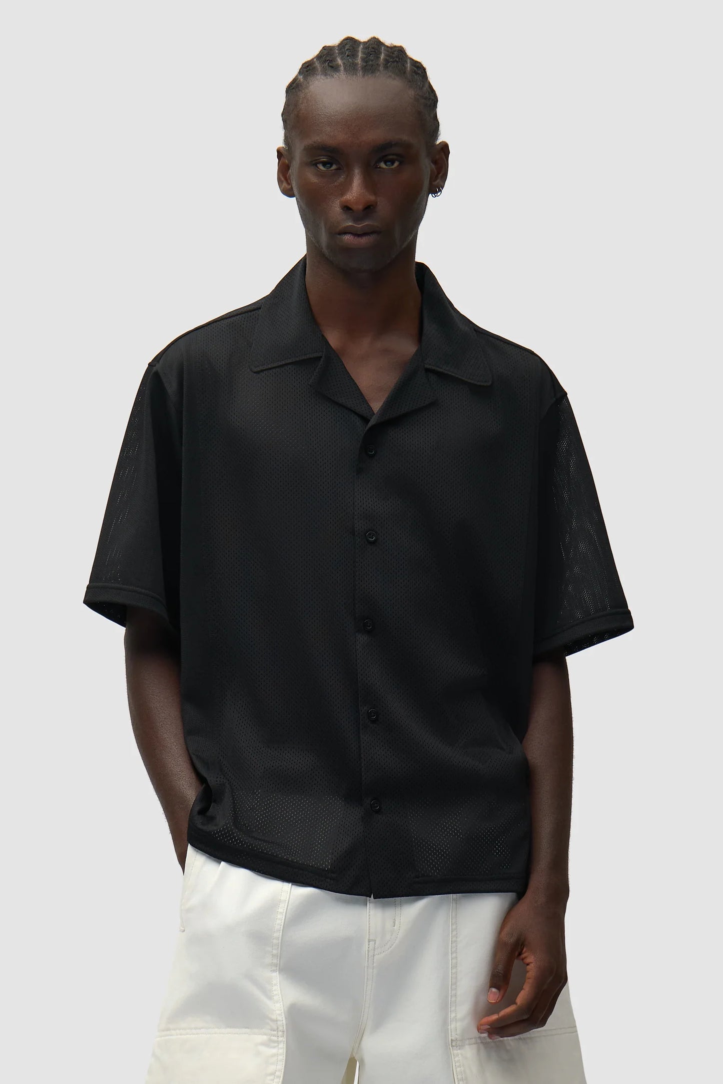 Shirt Mesh Black