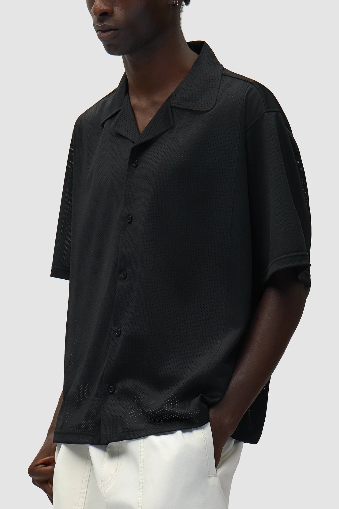 Shirt Mesh Black
