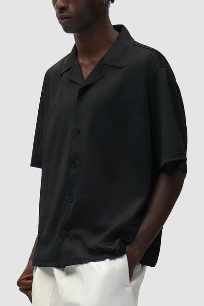 Shirt Mesh Black