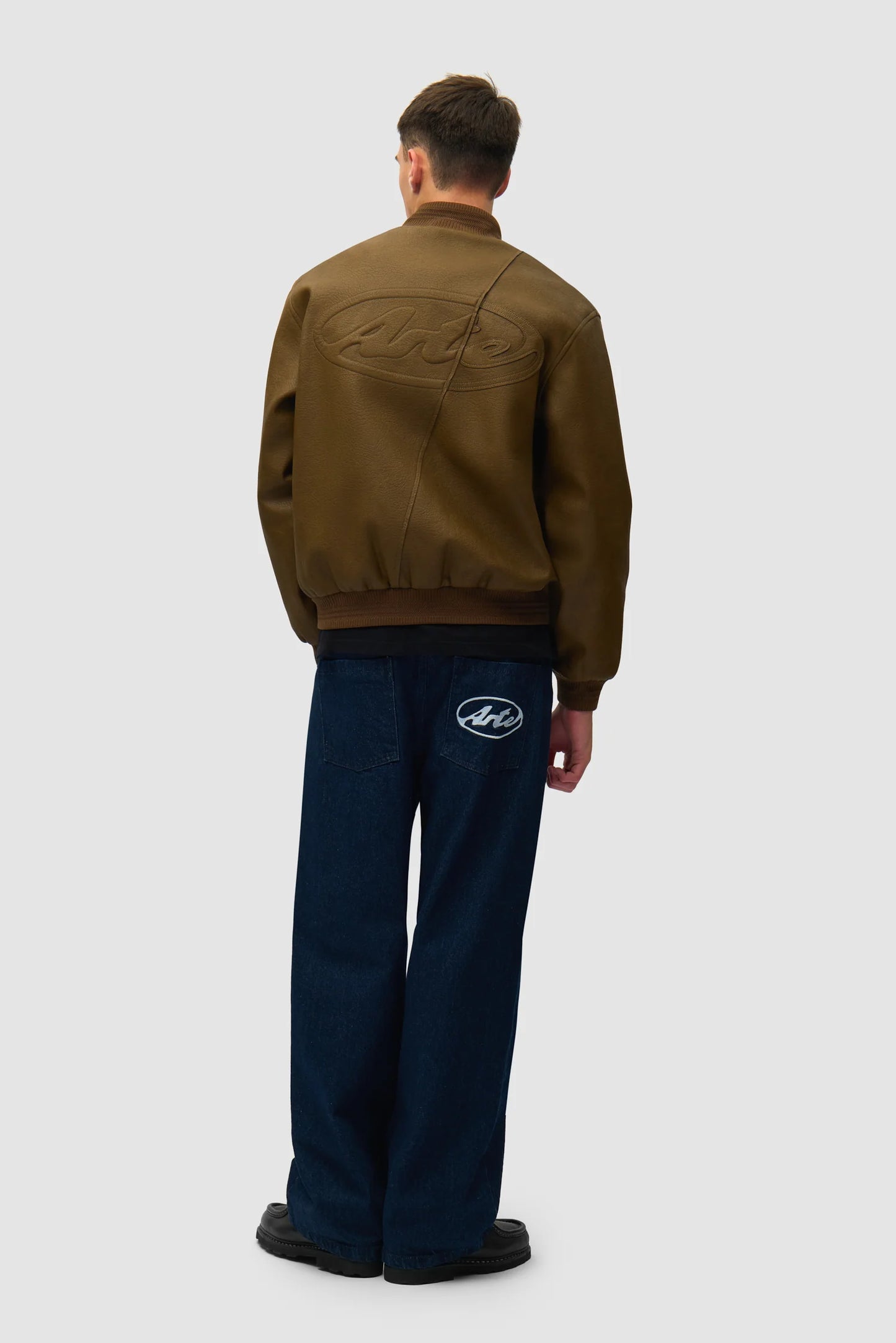 Jacket Varsity Leather Brown