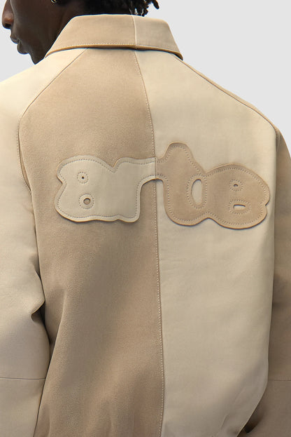 Jacket Multi Leather Cream