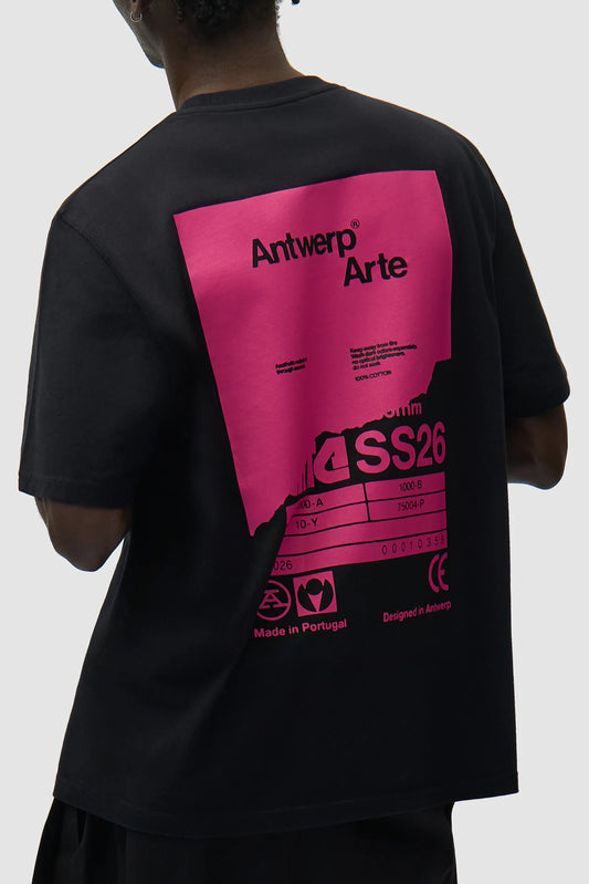 T-shirt Back Poster Black
