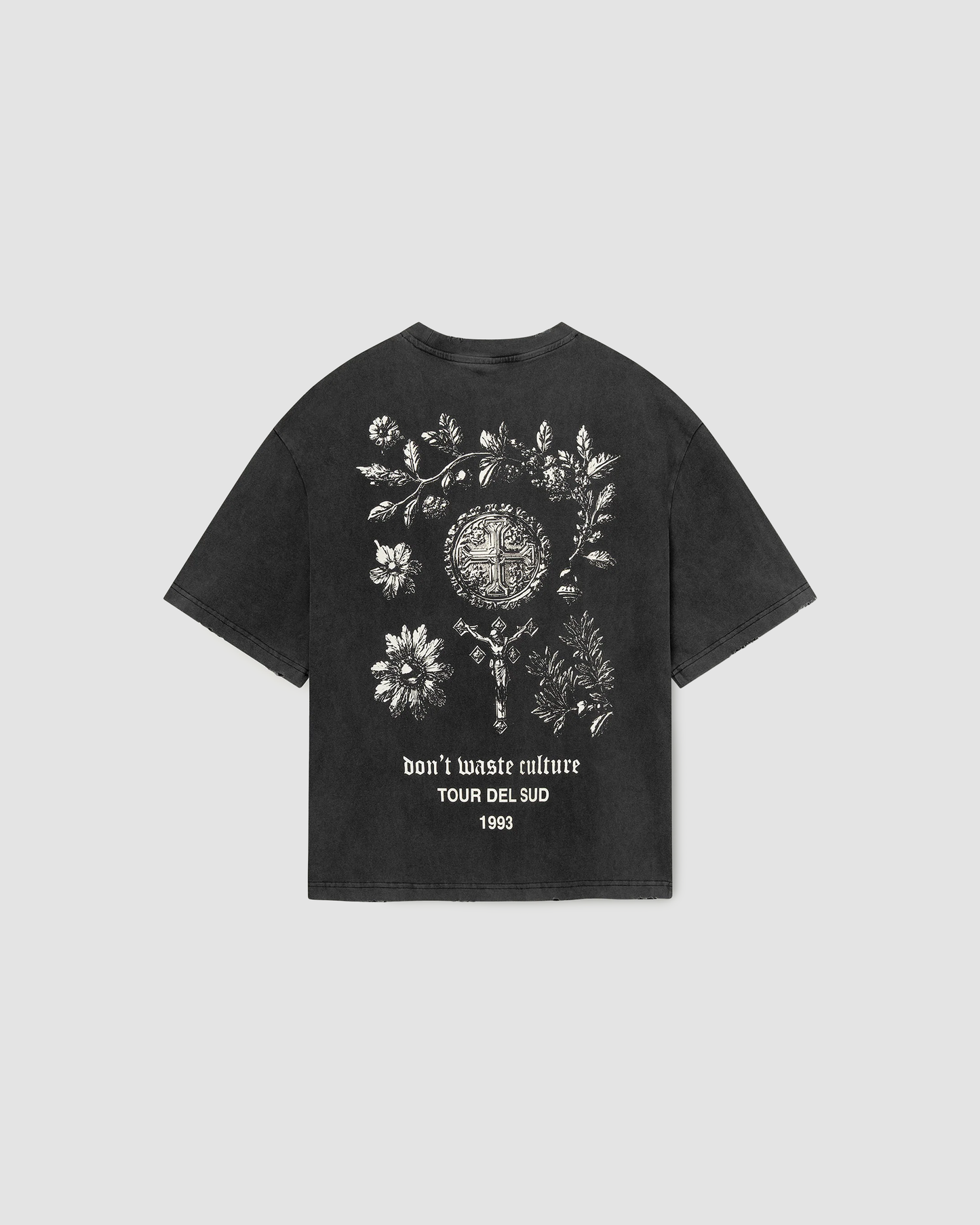 T-shirt Olivinne Faded Black