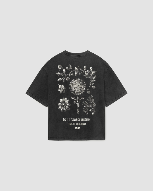 T-shirt Olivinne Faded Black