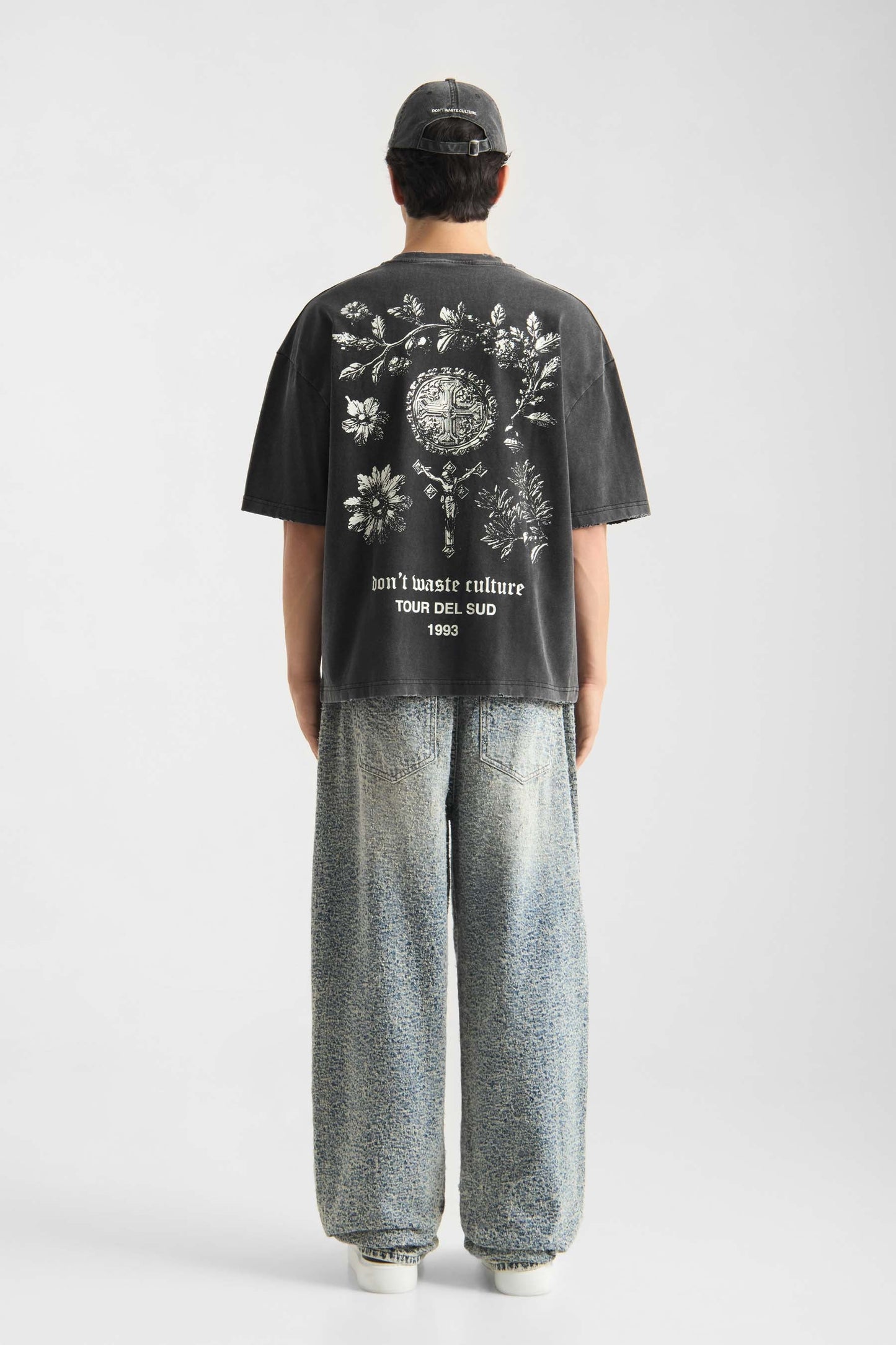 T-shirt Olivinne Faded Black