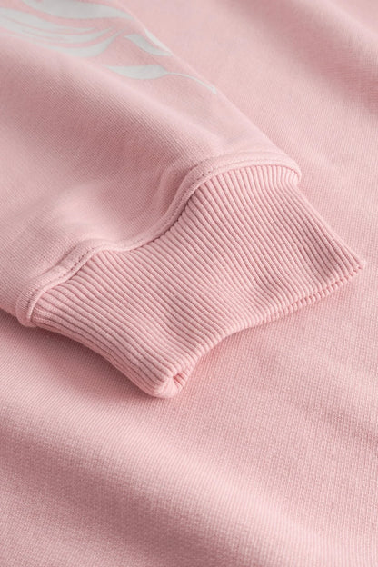 Hoodie Wesandra Zip Old Pink