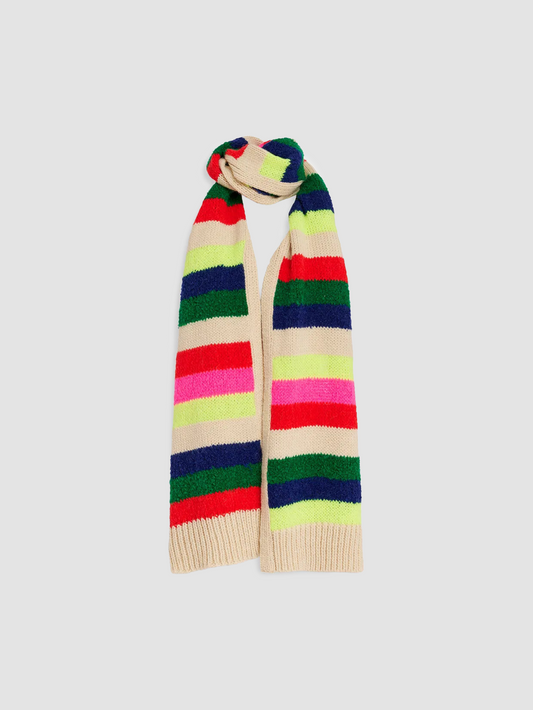 Scarf Garis Striped Multicolor