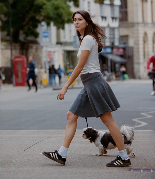 Sukně č. 379 Girl Felt Šedá