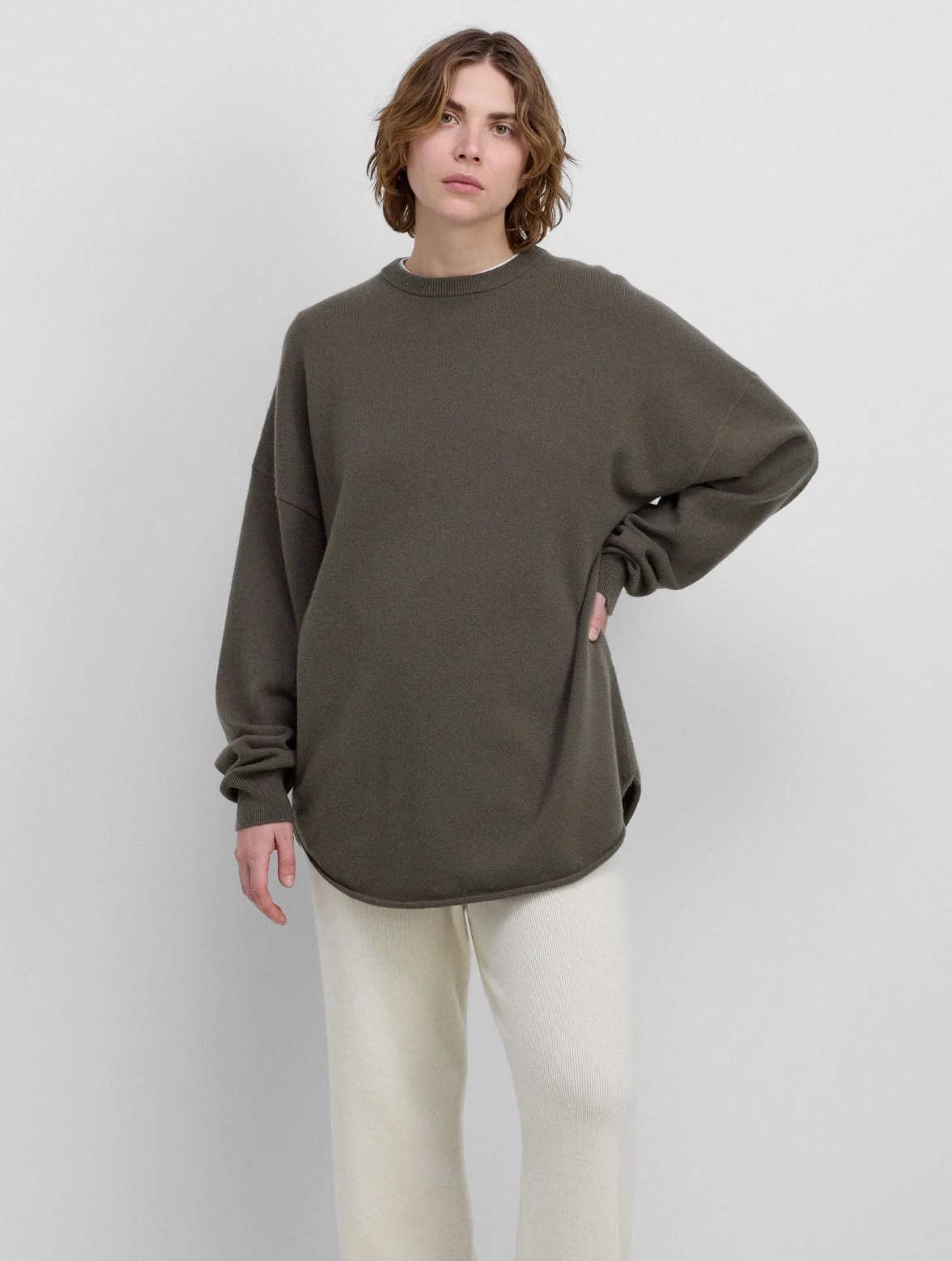 Sweater n53 Crew Hop Army