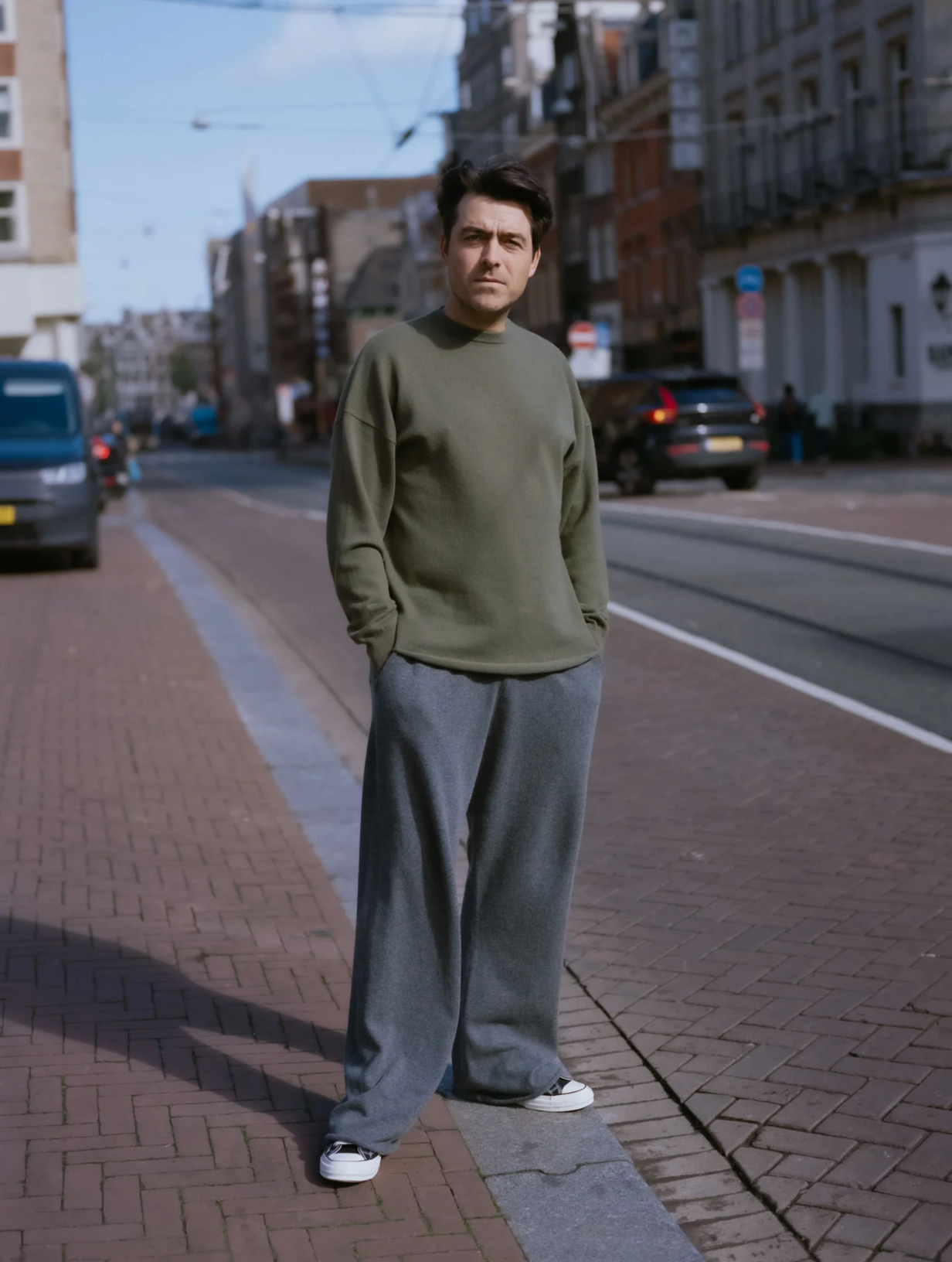 Sweater n53 Crew Hop Army