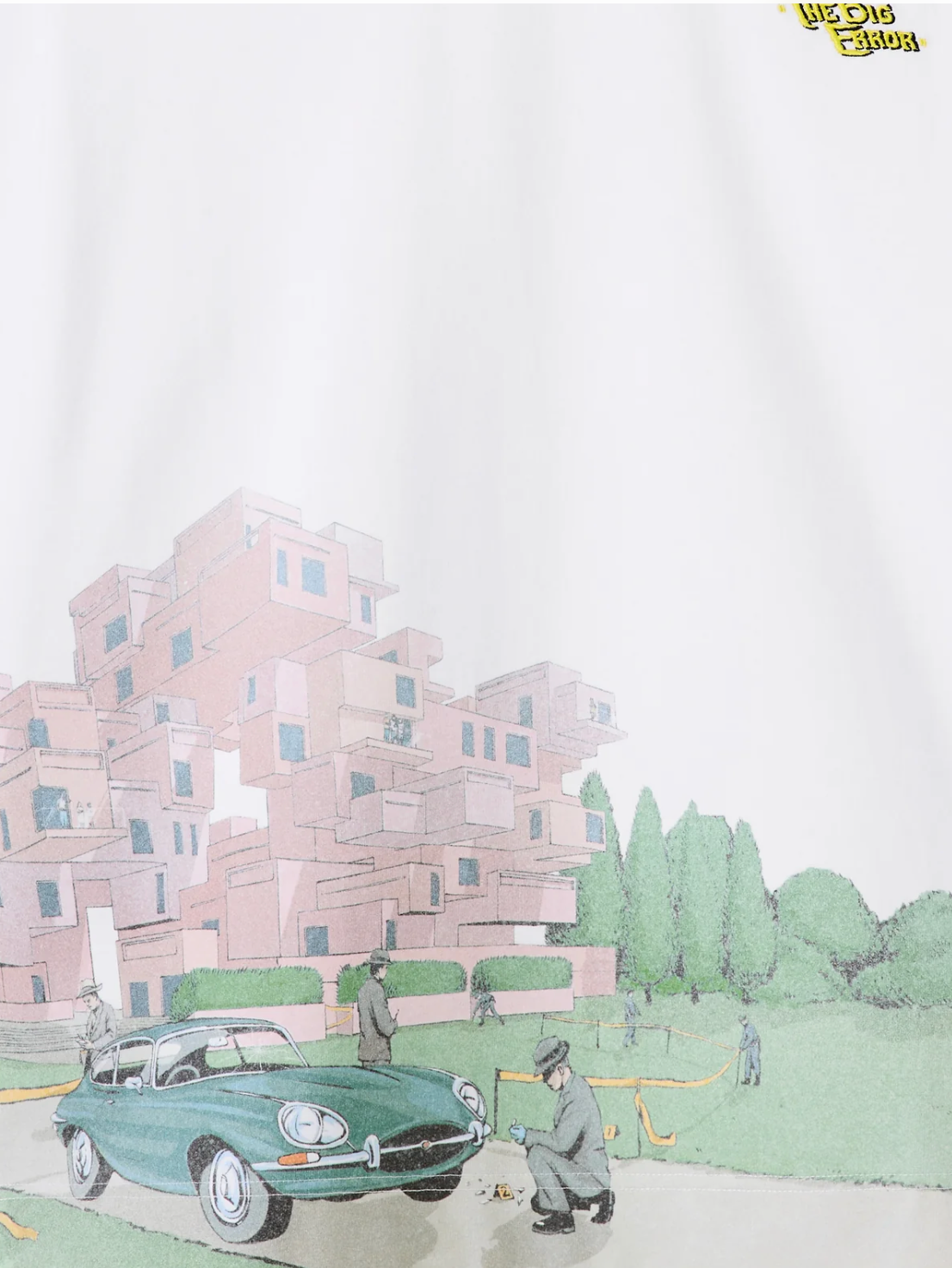 T-shirt Cliff Crash White