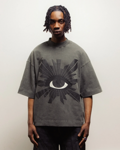 T-shirt All Seeing Washed Black