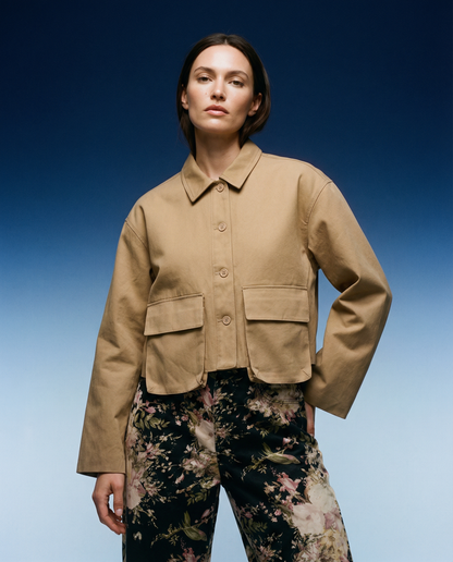 Jacket Short Larks Camel