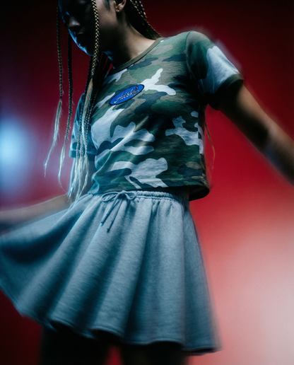 Skirt Jessica Mini Sweat Grey