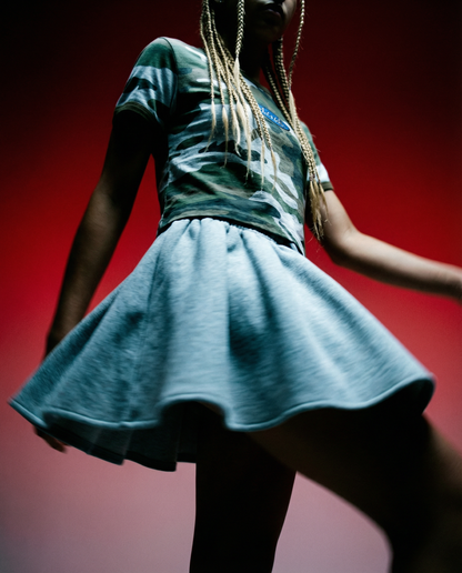 Skirt Jessica Mini Sweat Grey