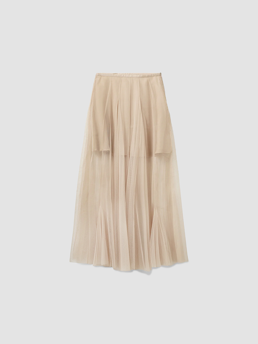 Skirt Roasly Maxi Tulle Sand