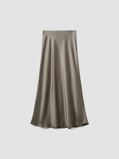 Skirt Sofira Satin Dusty Green