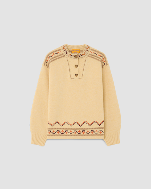 Sweater Fisherman Henley Butter
