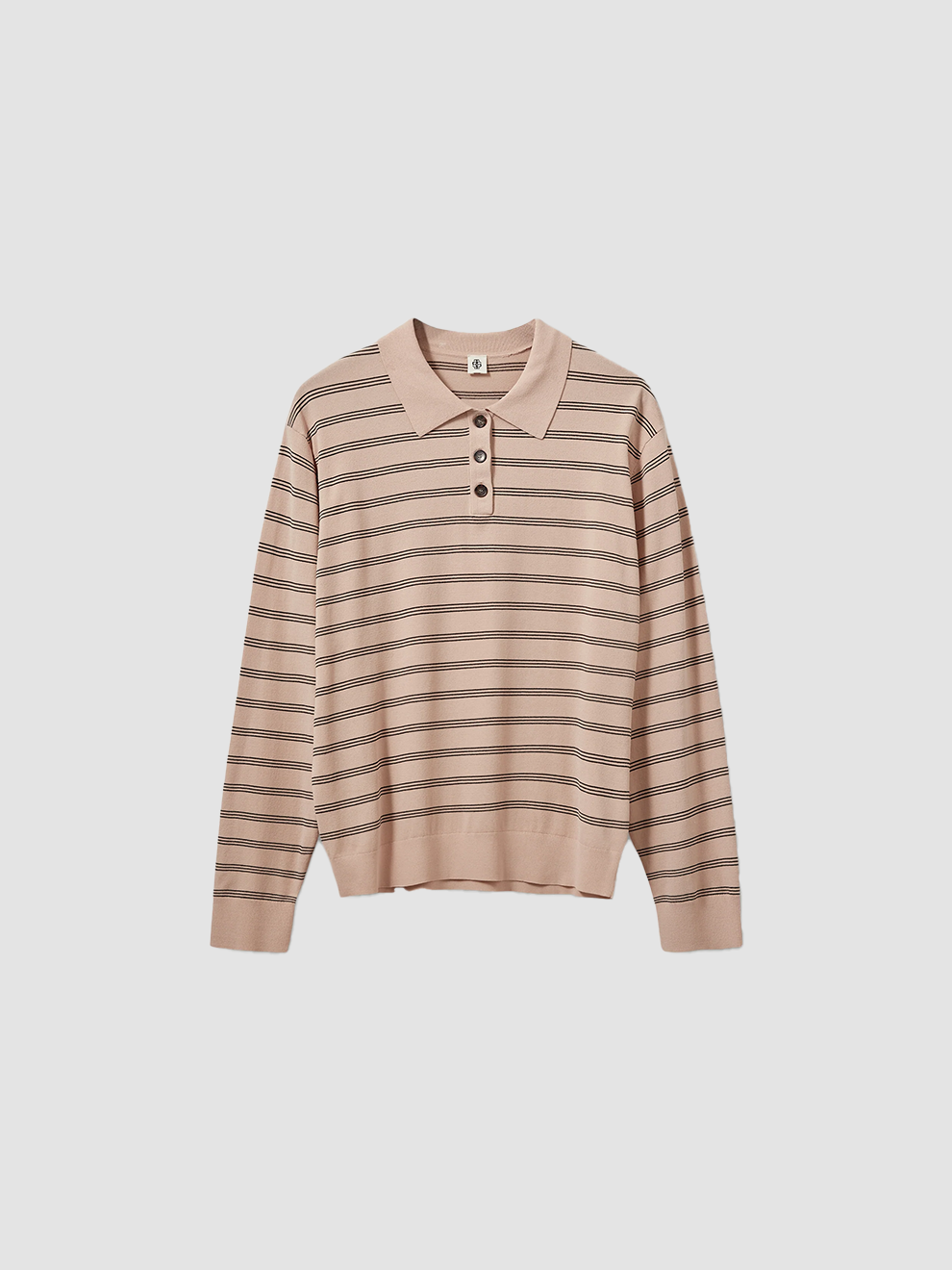 Sweater Madison Polo Rose & Espresso