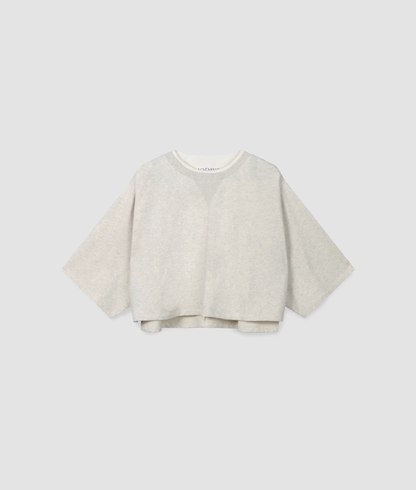 Sweatshirt Shoulder Gathering Cream