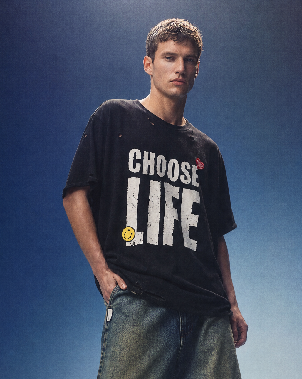 T-shirt Choose Life Black