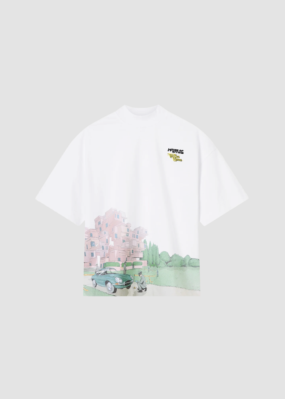 T-shirt Cliff Crash White
