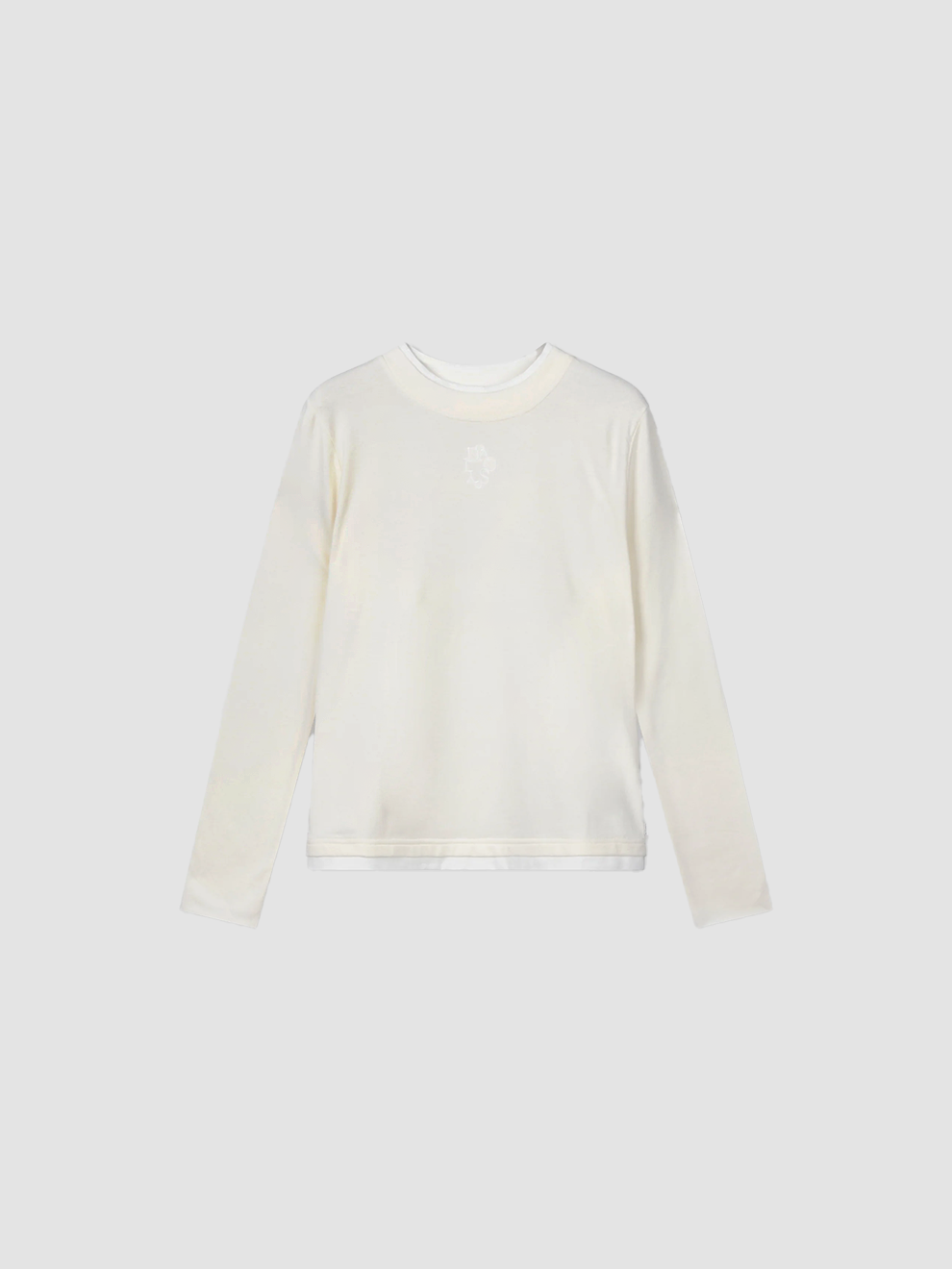 T-shirt Double Longsleeve Pearl Cream