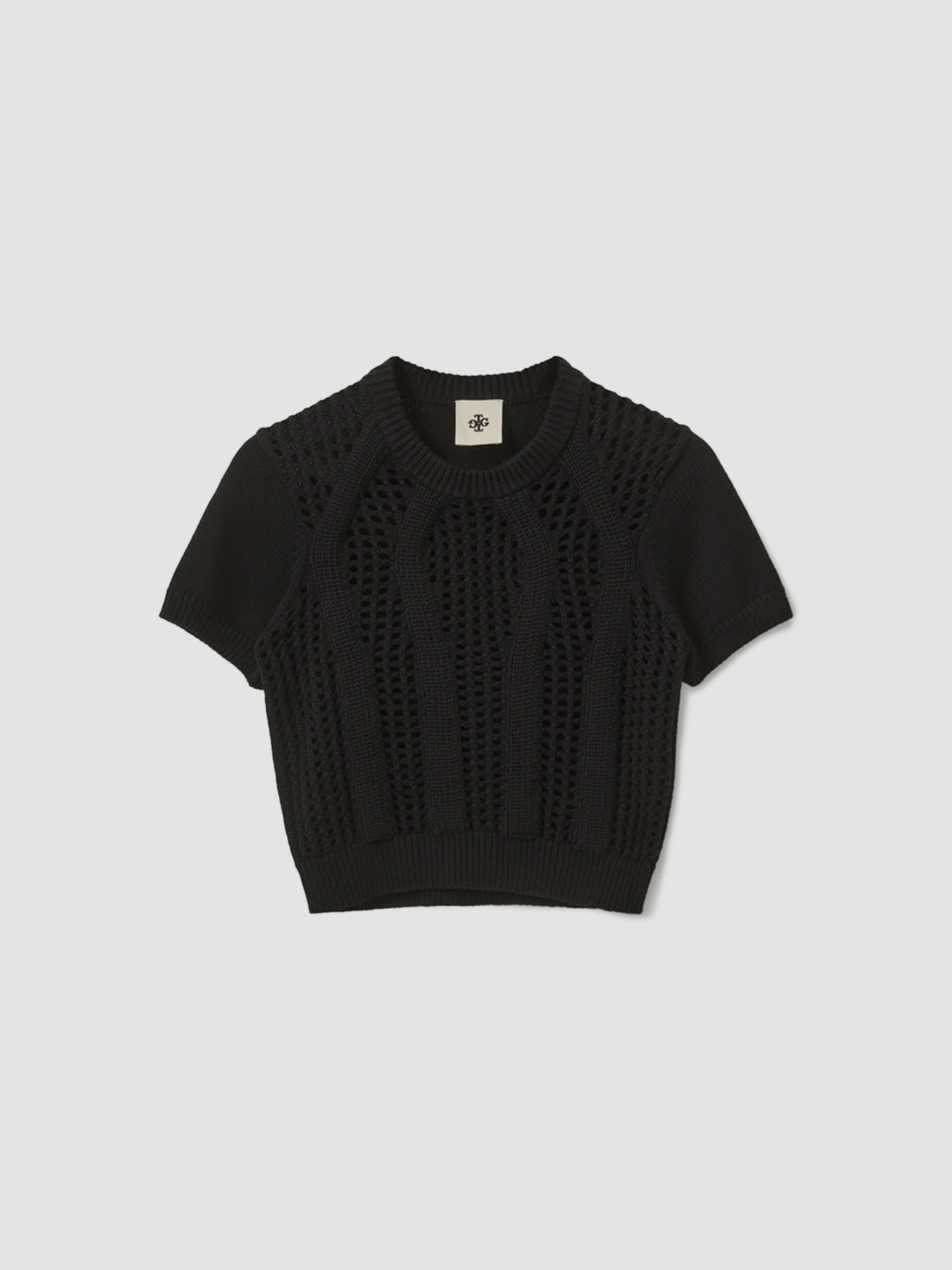 Tričko Tomorrow Knit Black