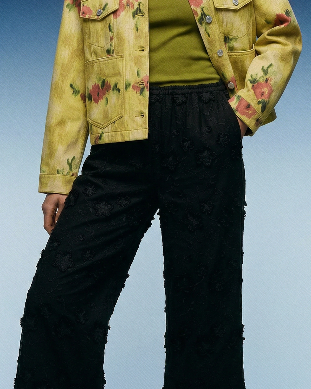 Pants Fleur Black