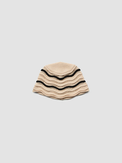 Klobouk St. Tropez Bone Black