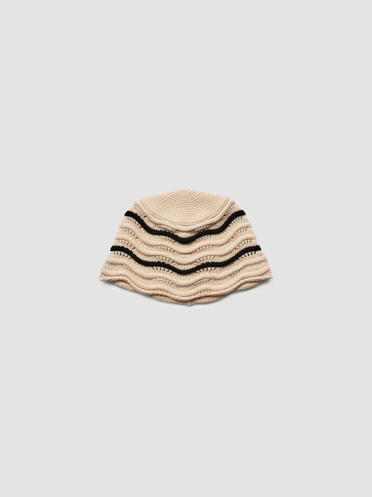 Klobouk St. Tropez Bone Black