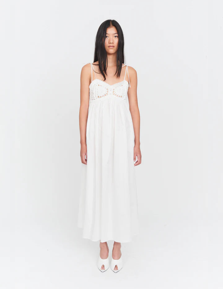 Dress Kirsten Crochet White