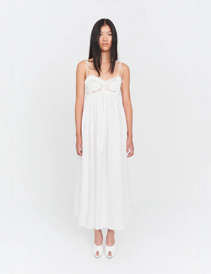 Dress Kirsten Crochet White