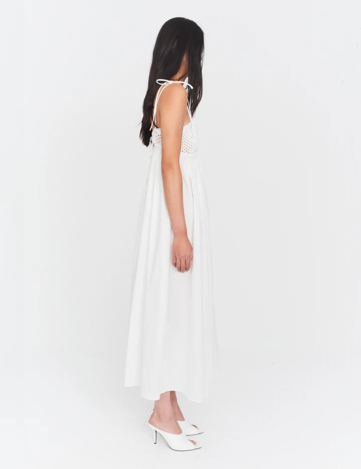 Dress Kirsten Crochet White