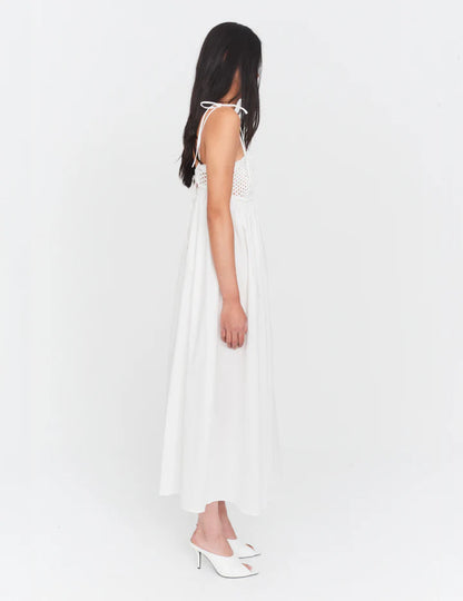 Dress Kirsten Crochet White