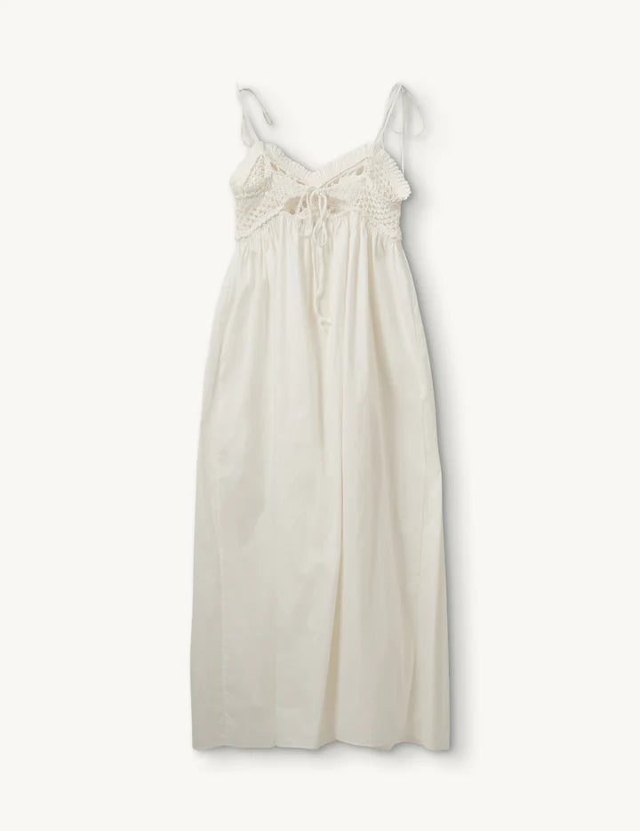 Dress Kirsten Crochet White