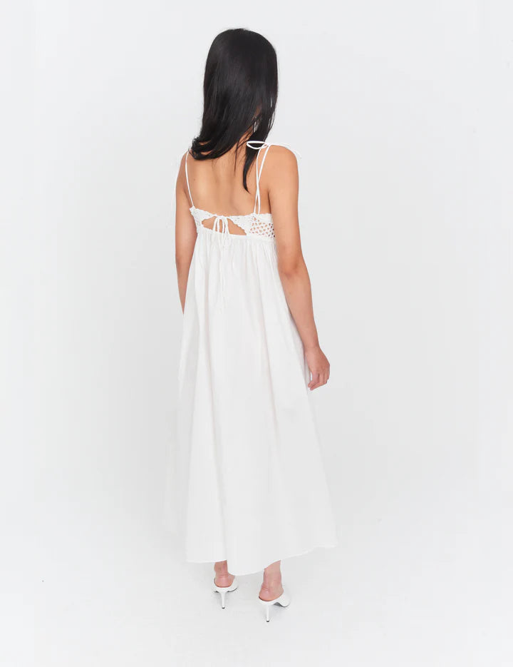 Dress Kirsten Crochet White