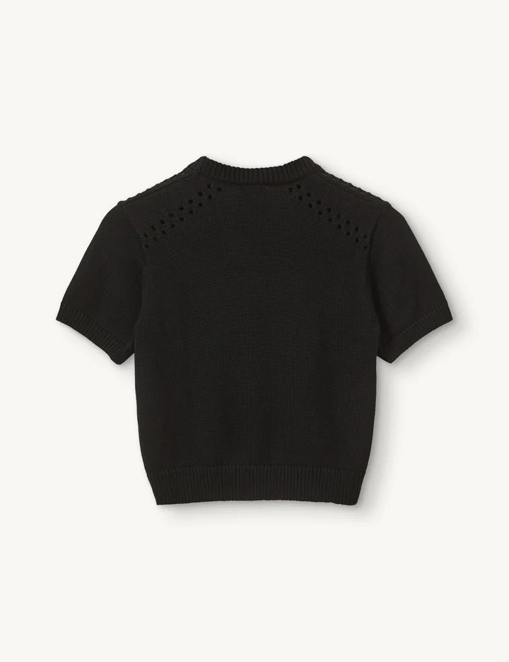 Tričko Tomorrow Knit Black