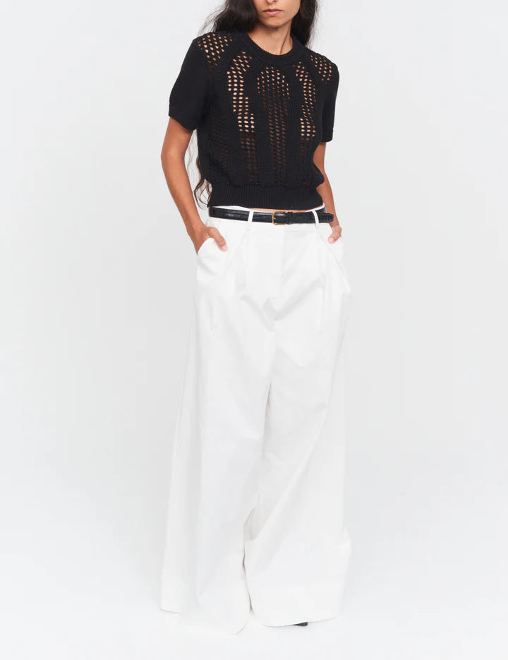 Tričko Tomorrow Knit Black