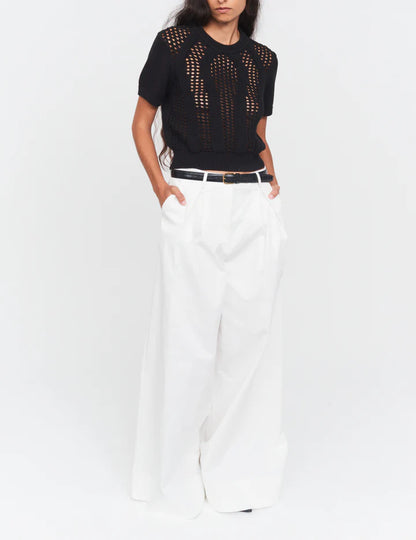 Tričko Tomorrow Knit Black