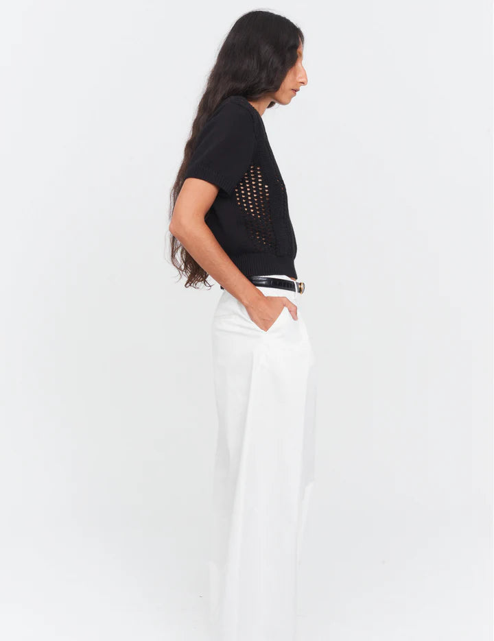 Tričko Tomorrow Knit Black