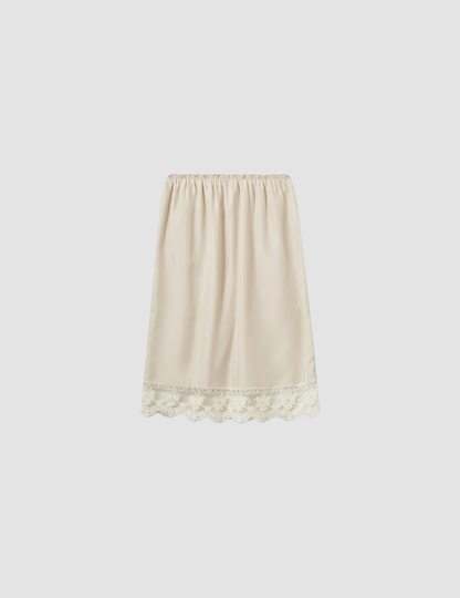 Skirt Darling Slip Ecru